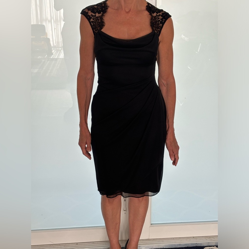 Beautiful Cache black cocktail dress